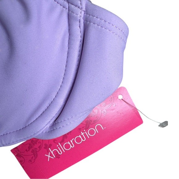 5/$25 Xhilaration Lavender Bikini Top Swimsuit Bathing Suit sz Small - Picture 2 of 4